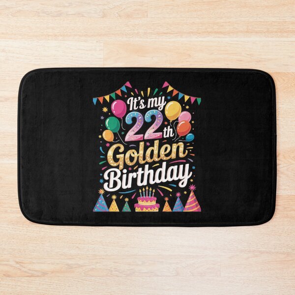 Item preview, 22th Birthday It's My 22th Golden Birthday Men Women  designed and sold by GGrizeldaRivas.