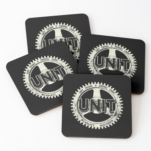 Item preview, Unit Crane & Shovel Milwaukee Wisconsin - aged, worn print designed and sold by retropetrol.