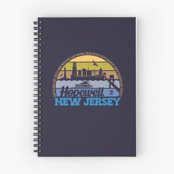 Item preview, Hopewell New Jersey Sunset Retro Vintage Local Pride Logo designed and sold by CRHPOD20.