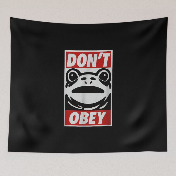 Item preview, Portland Frog Don't Obey designed and sold by Coussahi.