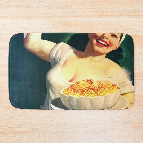 Item preview, Vintage Pasta Combattenti Poster | Italian Art by Gino Boccasile | 1940s-50s Retro Kitchen Decor & Culinary Heritage designed and sold by artofuniverse.