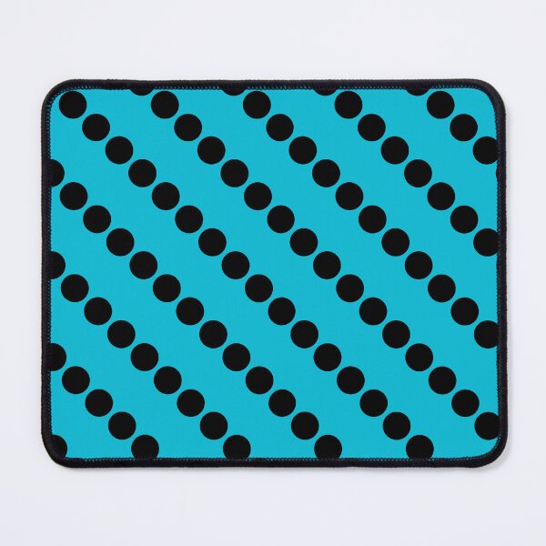 Item preview, Black Polka Dot on Aqua Blue (CL) designed and sold by POLKAIWERX.