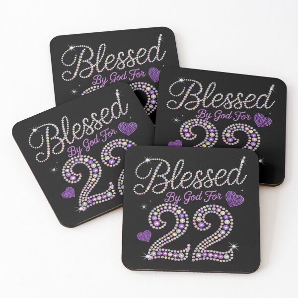 Item preview, Blessed By God For 22 Years Old 22nd Birthday Party B-day  designed and sold by GGrizeldaRivas.