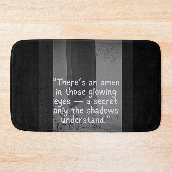 Item preview, Cat Halloween - There’s An Omen In Those Glowing Eyes2  designed and sold by HappyHavenStu.