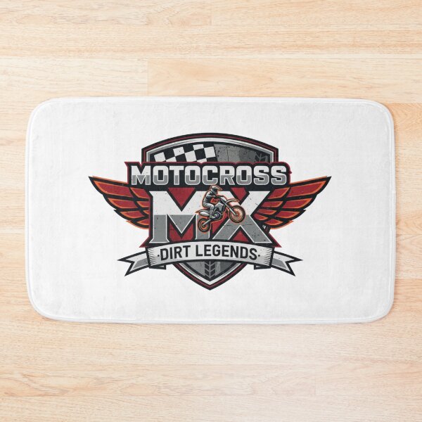 Item preview, Motocross MX Dirt Legends Rider Classic Vintage Logo Wings designed and sold by DibuHumor.