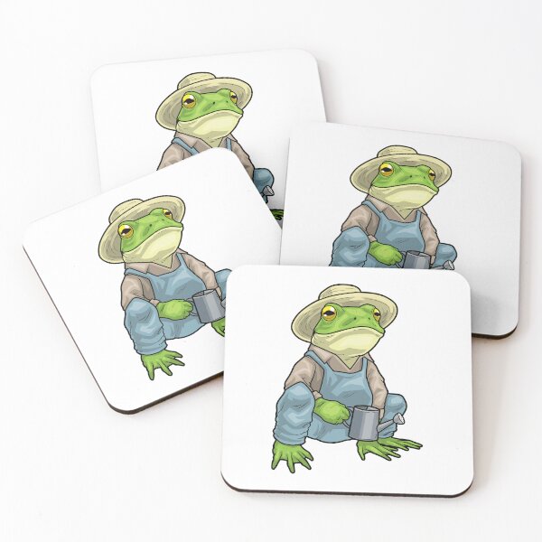 Item preview, Frog Farmer Watering can Farm designed and sold by Snabdesign84.