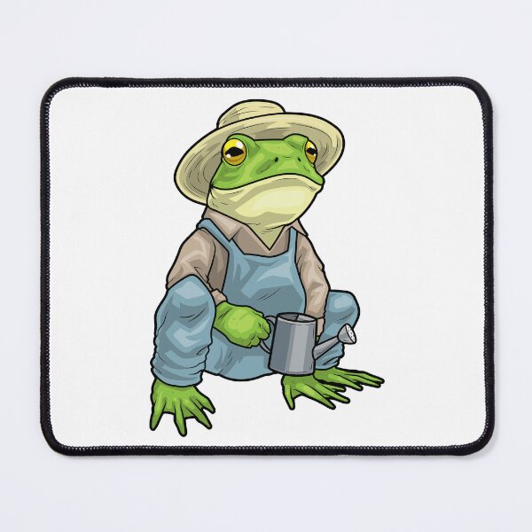 Item preview, Frog Farmer Watering can Farm designed and sold by Snabdesign84.