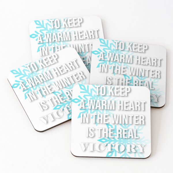 Item preview, Winter Victory Warm Heart Snowflakes designed and sold by DesignOnTshirt.