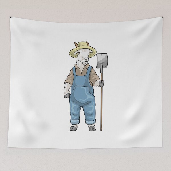 Item preview, Goat Farmer Shovel Farm designed and sold by Snabdesign84.