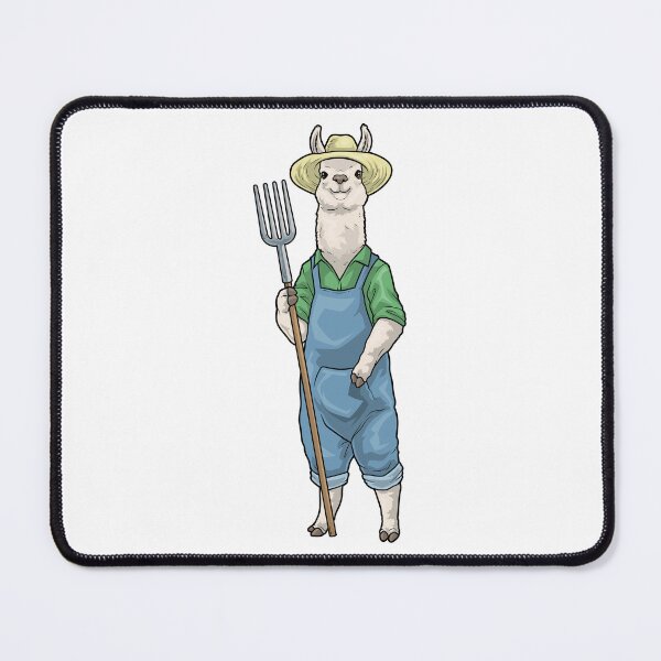 Item preview, Llama Farmer Pitchfork Farm designed and sold by Snabdesign84.