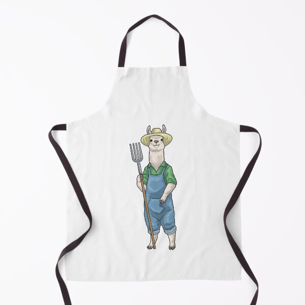 Item preview, Llama Farmer Pitchfork Farm designed and sold by Snabdesign84.