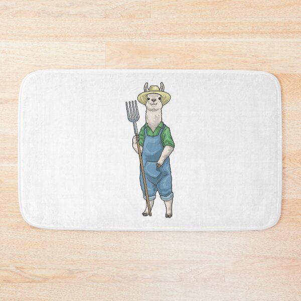 Item preview, Llama Farmer Pitchfork Farm designed and sold by Snabdesign84.