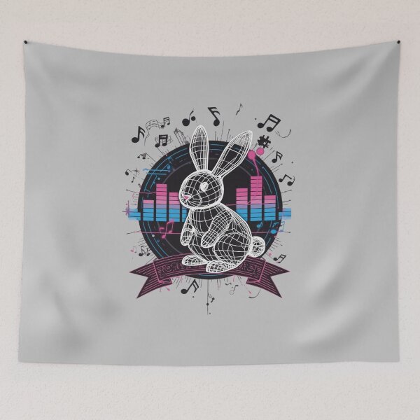 Item preview, Vib Ribbon Energy Pulse – Neon Rhythm Wave Design designed and sold by EcoArtTees.