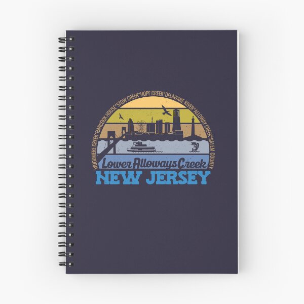 Item preview, Lower Alloways Creek New Jersey Sunset Retro Vintage Local Pride Logo designed and sold by CRHPOD20.