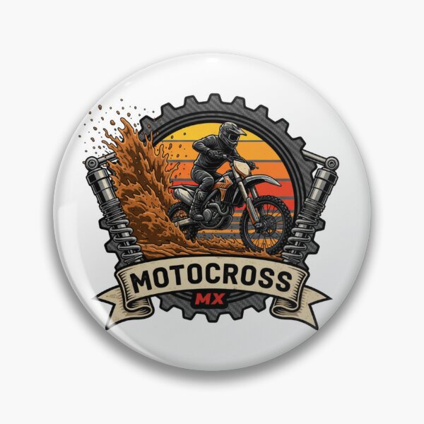 Item preview, Motocross MX Dirt Extreme Rider Sun Gear Shock Absorbers Logo designed and sold by DibuHumor.