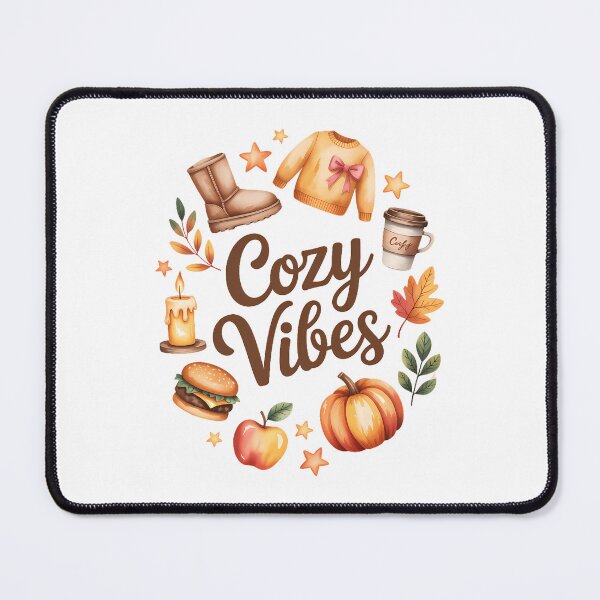 Item preview, Cozy Vibes Watercolor Fall Autumn Aesthetic, Pumpkins designed and sold by Moon-Ape.