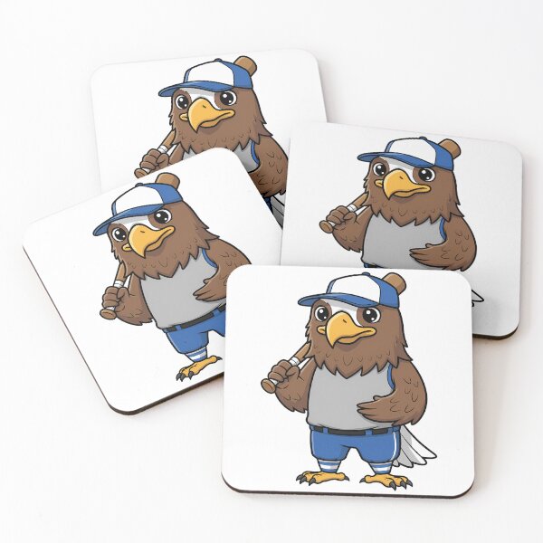 Item preview, Eagle Baseball Mascot Batter Cartoon designed and sold by k3rstman1.