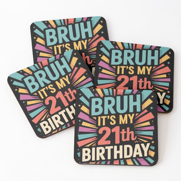 Item preview, Bruh It's My 21st Birthday Sign My 21 Years Old Party  designed and sold by GGrizeldaRivas.