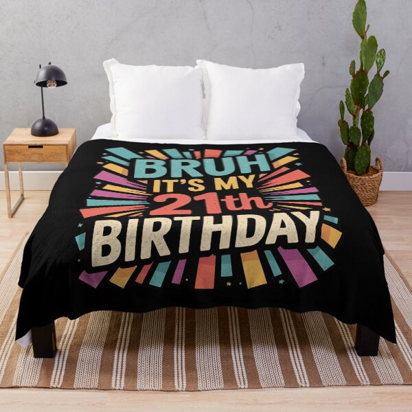 Item preview, Bruh It's My 21st Birthday Sign My 21 Years Old Party designed and sold by GGrizeldaRivas.