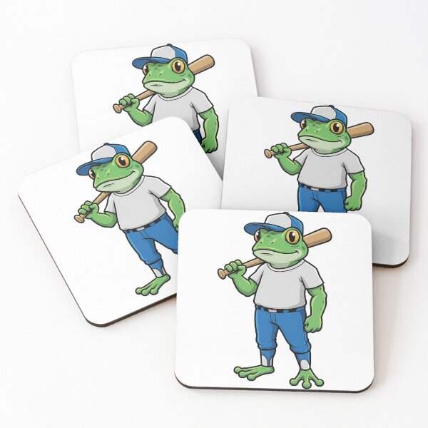 Item preview, Frog Baseball Player Cartoon Mascot designed and sold by k3rstman1.