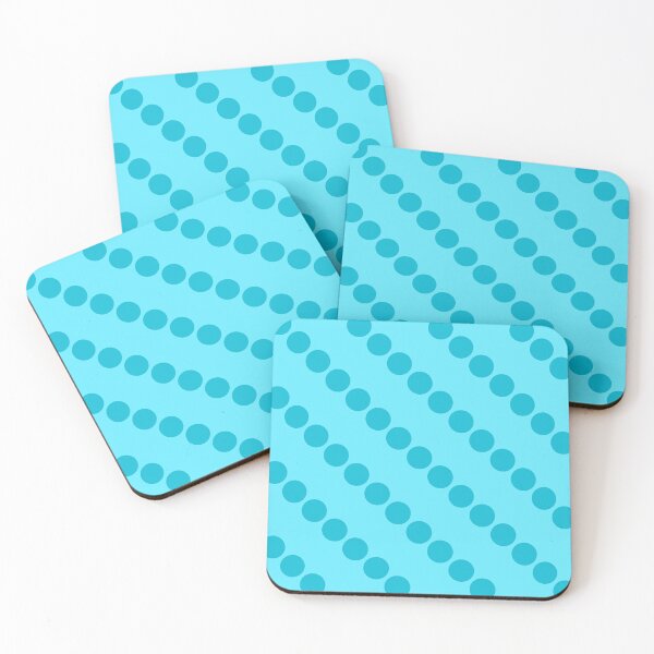 Item preview, Aqua Blue Polka Dots (CL) designed and sold by POLKAIWERX.
