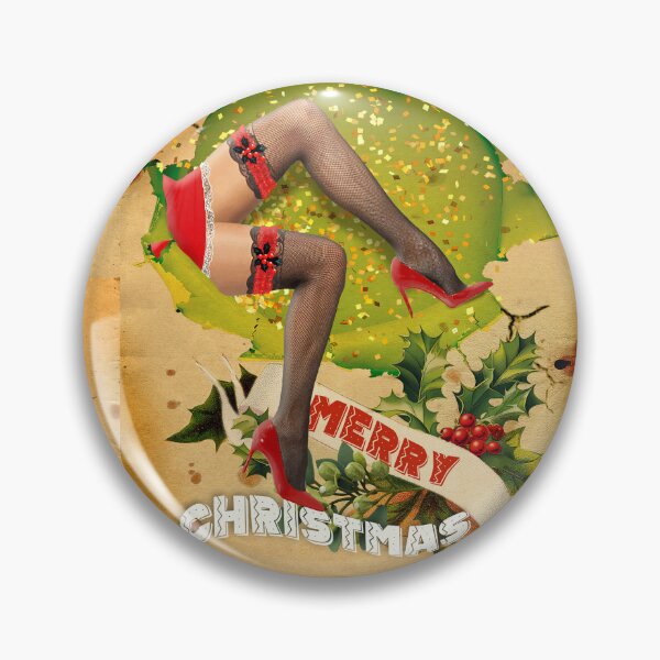 Item preview, Another Christmas Pin-up designed and sold by PrivateVices.