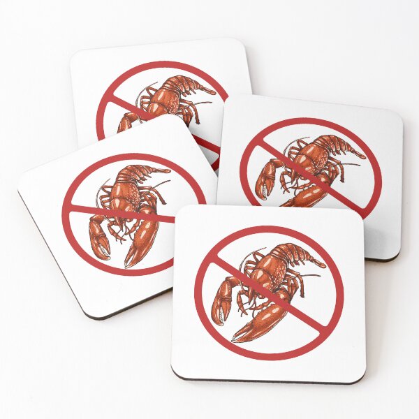 Item preview, Prohibited Lobster, Sign, Signage, Crustacean, Novelty  designed and sold by AASparksDesigns.
