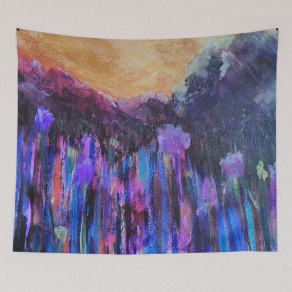 Item preview, sunset mountain range designed and sold by Jewelsforyou.