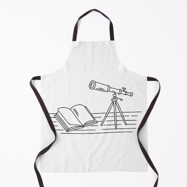 Item preview, A telescope near a notebook on a wooden deck designed and sold by rasagamastore.