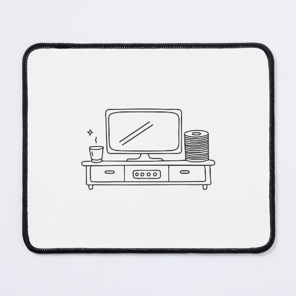 Item preview, A television beside a player and stack of DVDs in a cozy room designed and sold by rasagamastore.