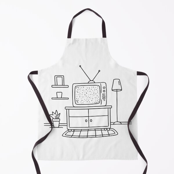 Item preview, A television displaying static in a living room designed and sold by rasagamastore.