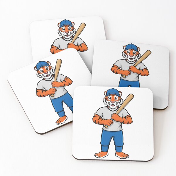 Item preview, Tiger Baseball Mascot Batting Sport designed and sold by k3rstman1.