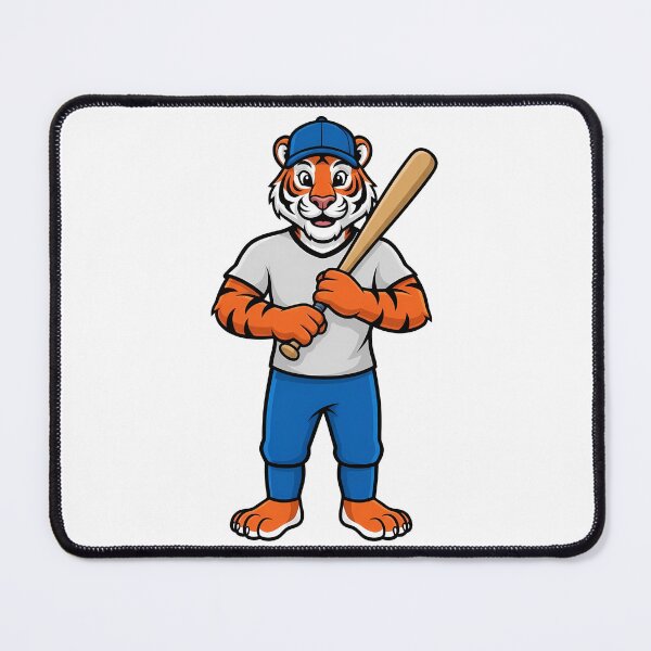 Item preview, Tiger Baseball Mascot Batting Sport designed and sold by k3rstman1.