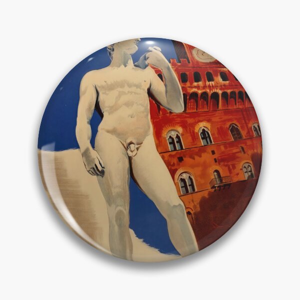 Item preview, Vintage Florence Travel Poster | Michelangelo's David & Palazzo Vecchio | Renaissance Art  Architecture Masterpiece designed and sold by artofuniverse.