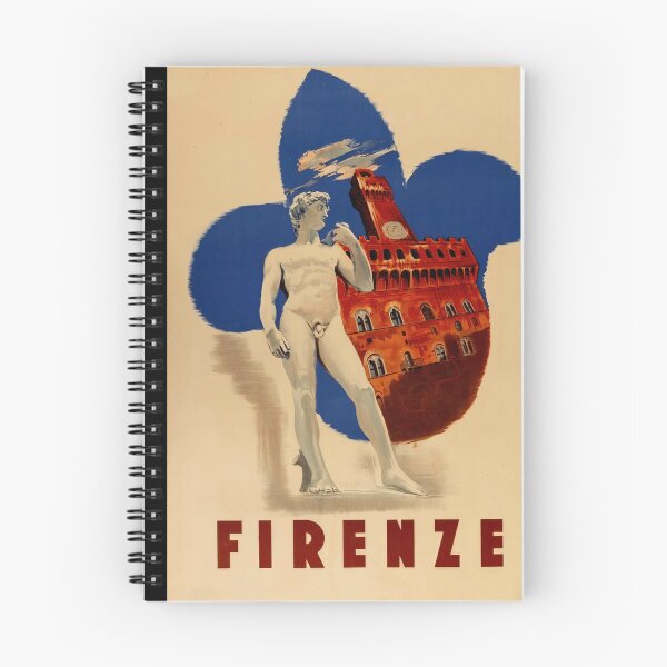 Item preview, Vintage Florence Travel Poster | Michelangelo's David & Palazzo Vecchio | Renaissance Art  Architecture Masterpiece designed and sold by artofuniverse.