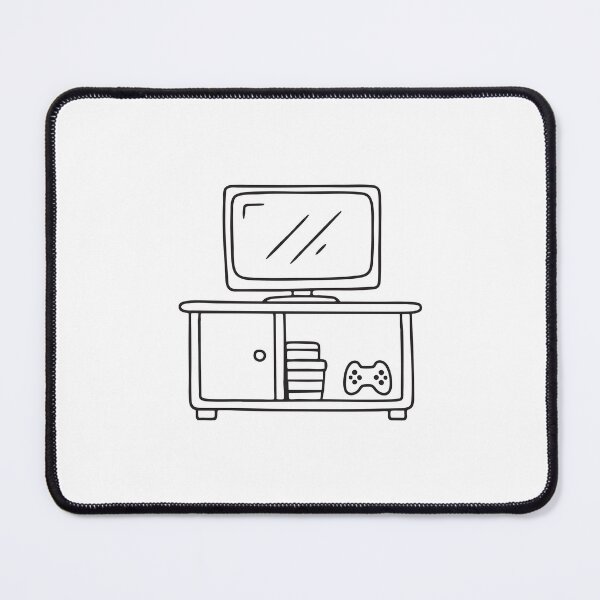Item preview, A television placed on a cabinet with game console below designed and sold by rasagamastore.