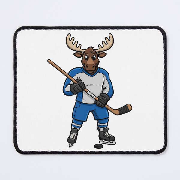 Item preview, Hockey Moose Mascot Ice Player designed and sold by k3rstman1.