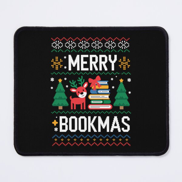 Item preview, Merry Bookmas Christmas Holiday Book Lover Xmas designed and sold by brynatshop.
