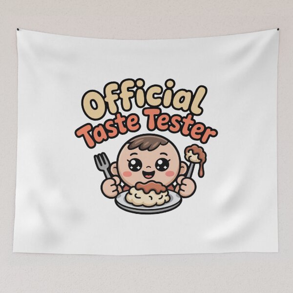 Item preview, Official Taste Tester Cute Kawaii Thanksgiving Kids Shirt designed and sold by WSPrintCrafter.