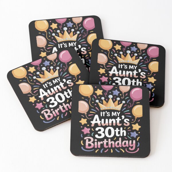 Item preview, It's My Aunt's 30th Birthday Happy Birthday 30 Years Old designed and sold by petrichorsworld.