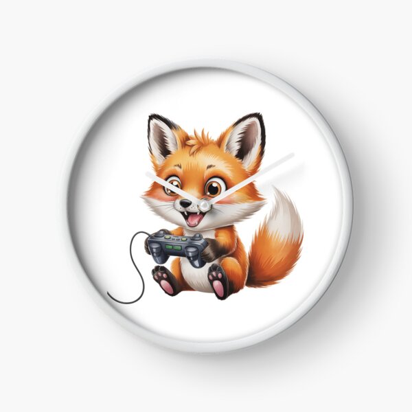 Artikelvorschau, Süßer Gamer-Fuchs – Gaming-Wandkunst für Kinder entworfen und verkauft von vk09.