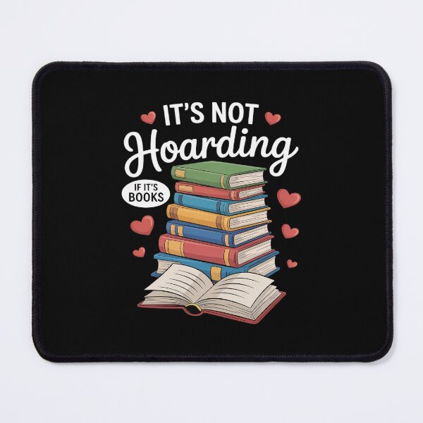 Item preview, It's Not Hoarding If It's Books Funny Literary Book Lovers designed and sold by petrichorsworld.