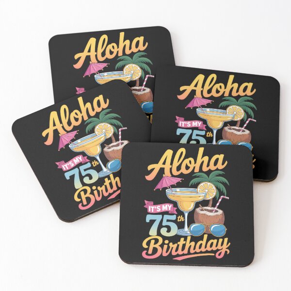 Item preview, Aloha Its My 75th Birthday Hawaii Beach 75 Year Old Hawaiian designed and sold by Moon-Ape.
