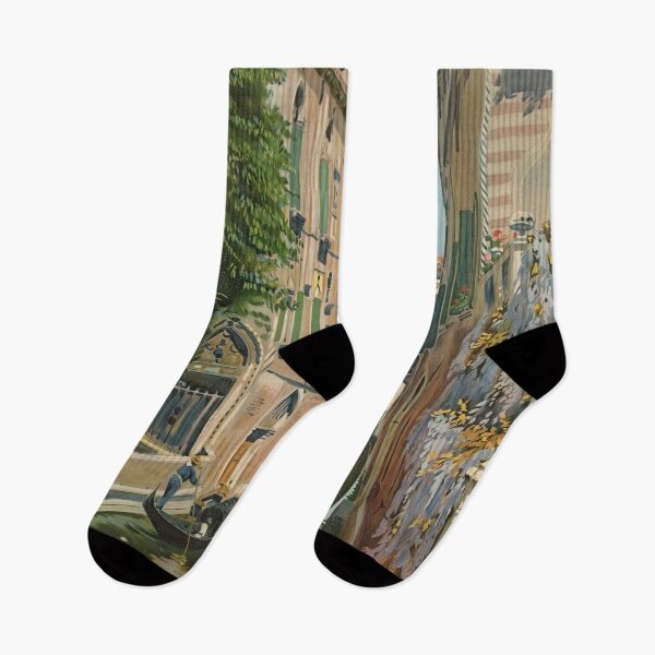 Item preview, Vintage Venice Travel Poster | Iconic Canals Scene & Gondola Art Print | Early 20th Century Italian Destination Decor designed and sold by artofuniverse.
