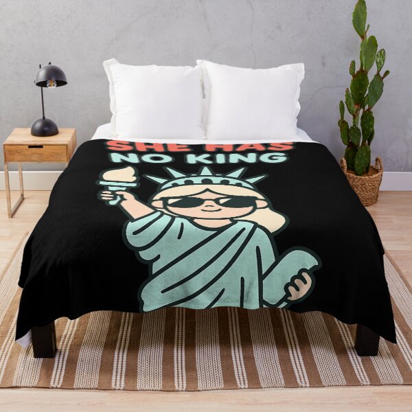 Item preview, She Has No King Feminist Liberty Design Empowerment Equality Woman Power designed and sold by ArtDesignTp.