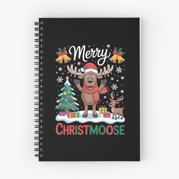 Item preview, Merry Christmoose Merry Christmas Xmas Lights Santa Moose designed and sold by brynatshop.