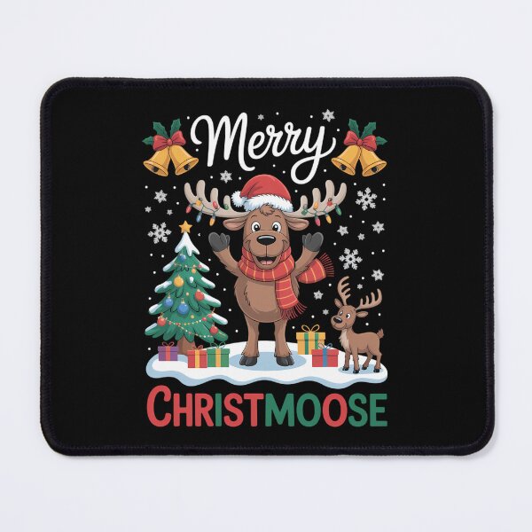 Item preview, Merry Christmoose Merry Christmas Xmas Lights Santa Moose designed and sold by brynatshop.