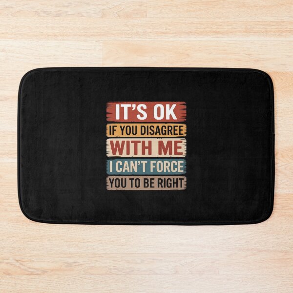 Item preview, It's Ok If You Disagree With Me Humour designed and sold by petrichorsworld.