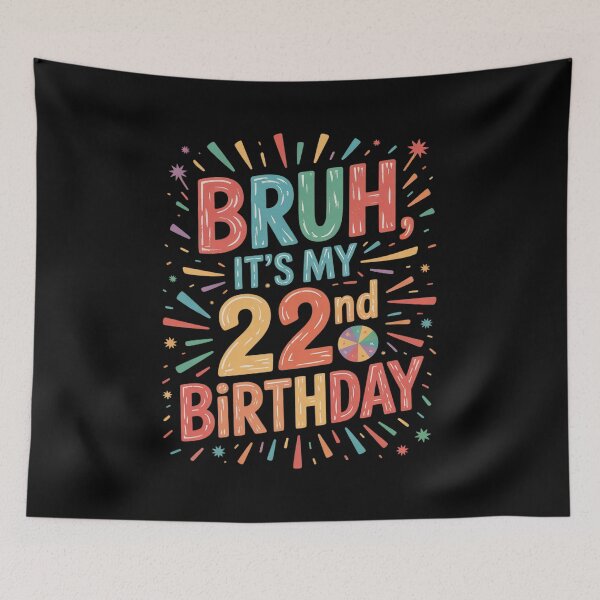 Item preview, Bruh It's My Birthday Family Mat  designed and sold by HuValverdeArt.