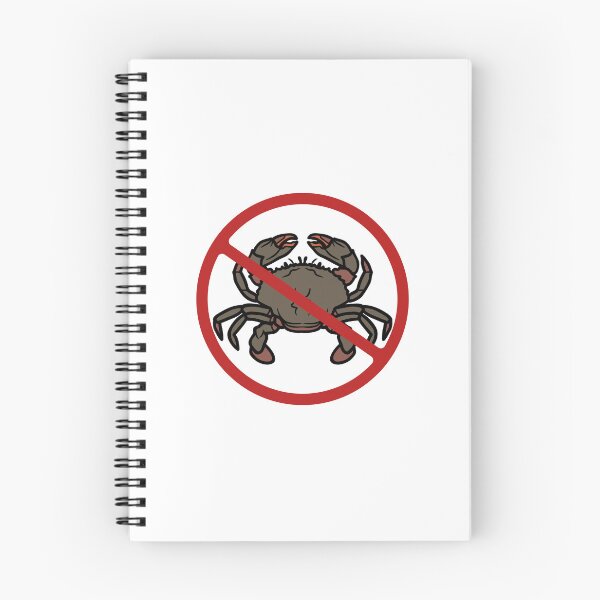 Item preview, Prohibited Crab, Sign, Signage, Crustacean, Novelty  designed and sold by AASparksDesigns.